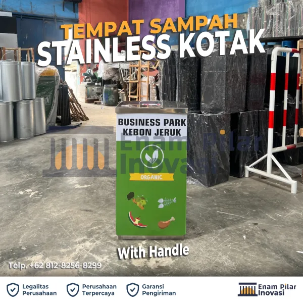 tempat sampah stainless, tong sampah stainless, tong sampah stainless steel, tempat sampah stainless steel, tempat sampah outdoor estetik, tempat sampah stainless kotak, tempat sampah tertutup,