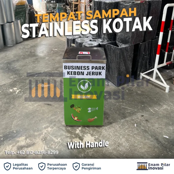 tempat sampah stainless, tong sampah stainless, tong sampah stainless steel, tempat sampah stainless steel, tempat sampah outdoor estetik, tempat sampah stainless kotak, tempat sampah tertutup,