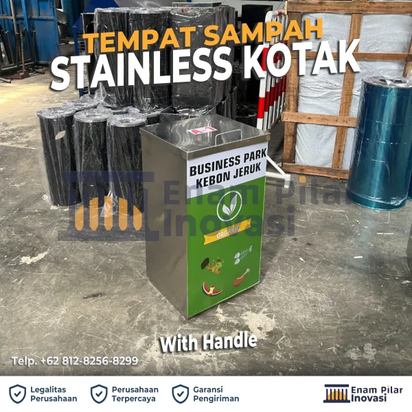 tempat sampah stainless, tong sampah stainless, tong sampah stainless steel, tempat sampah stainless steel, tempat sampah outdoor estetik, tempat sampah stainless kotak, tempat sampah tertutup,